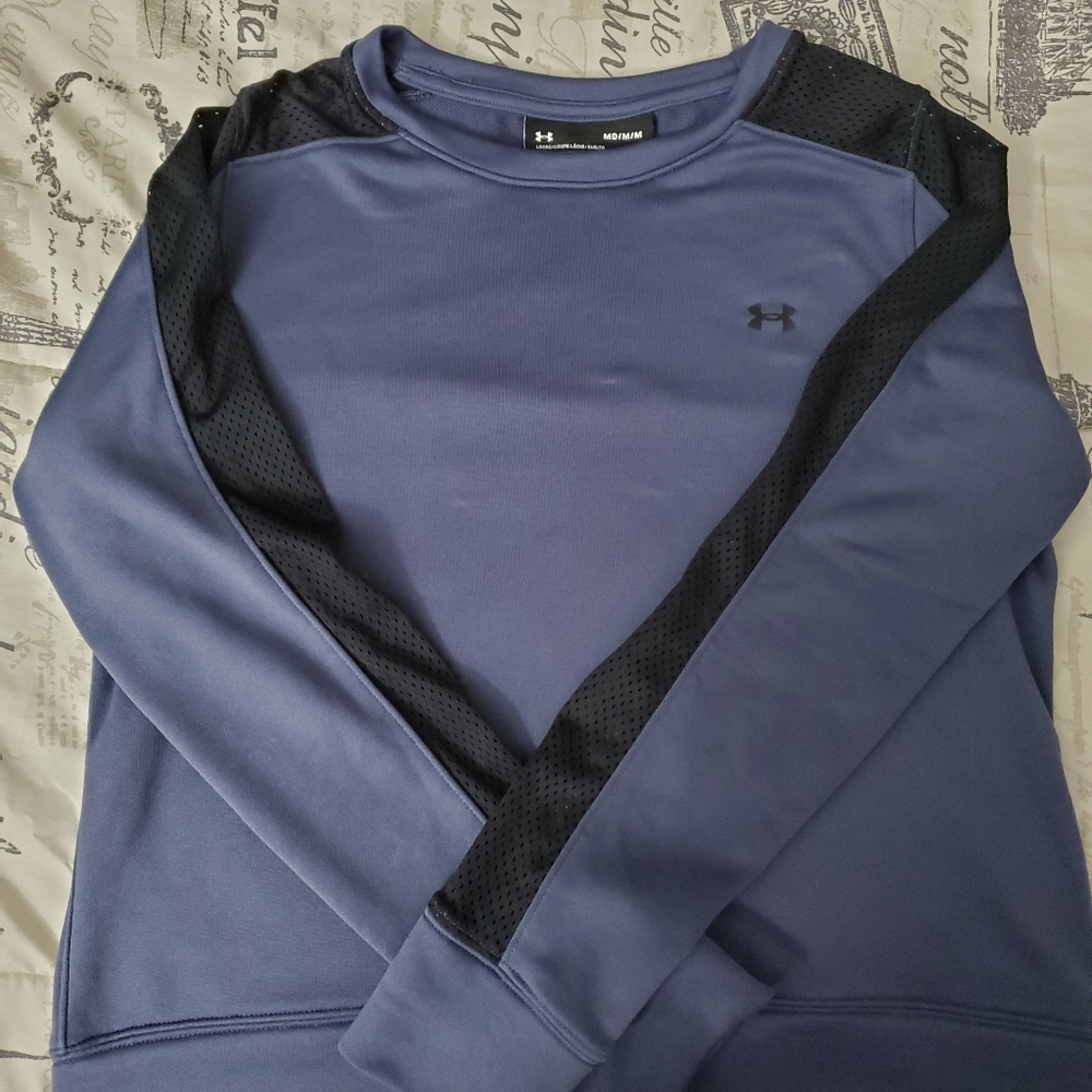 Mesh sleeve Sweater